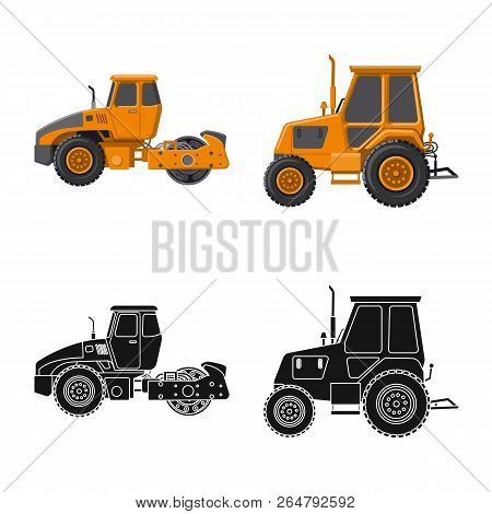 Vector Design Of Build And Construction Icon. Set Of Build And Machinery Stock Vector Illustration.