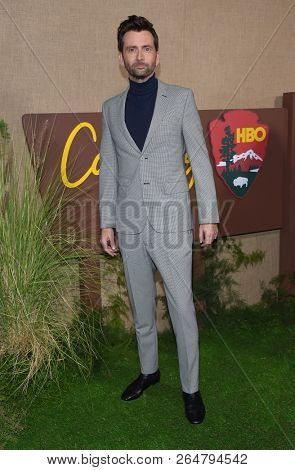 LOS ANGELES - OCT 10:  David Tennant arrives to the HBO  