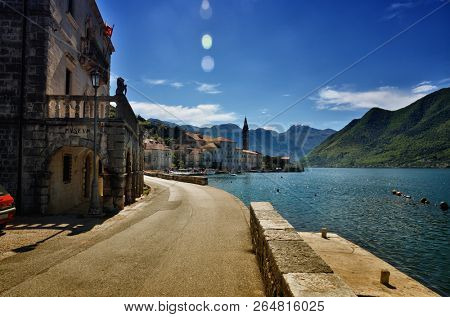 Perast is an old and little town on the Bay of Kotor in Montenegro. It is situated a few kilometres of Kotor and is noted for its proximity to the islets of St. George and Our Lady of the Rocks.