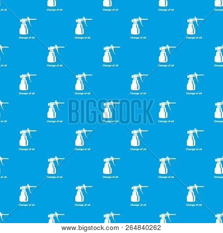 Change Oil Pattern Vector Seamless Blue Repeat For Any Use