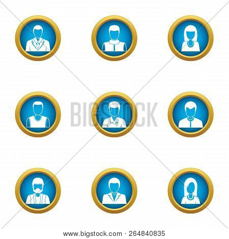 Representative Icons Set. Flat Set Of 9 Representative Vector Icons For Web Isolated On White Backgr