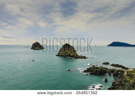 Oryukdo Islands In Busan, South Korea.