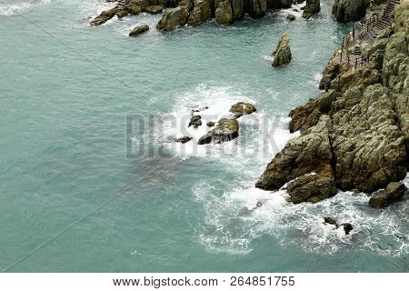 Oryukdo Islands In Busan, South Korea.