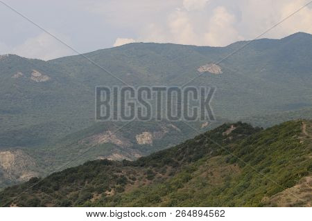 Mountains With Green Plant On Them In Georgia