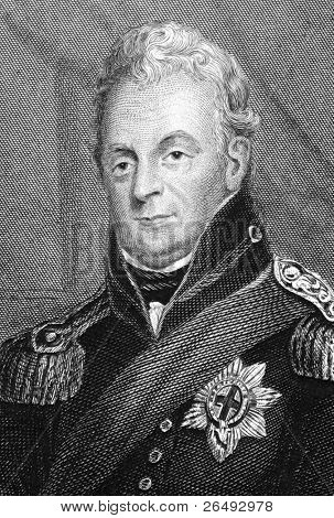 Guglielmo IV (1765-1837). Inciso da incisore sconosciuto e pubblicato in Illustrated History of England