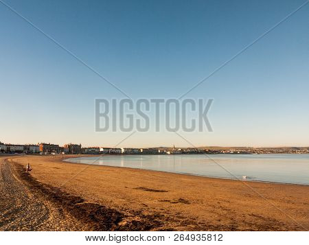 Weymouth Dorset Sea Coast Sky Blue Beach Sunset Nature Landscape