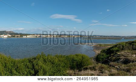 View Of The Estuary Of Cavado River, Esposende - Portugal.