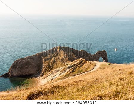 Durdle Door Nature Coastline Coast Sea Special Landscape Dorset South Tourists Tourism