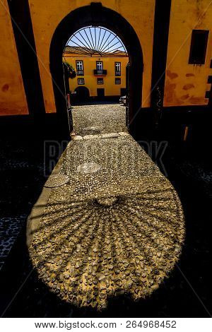 A Colorful Yellow Fort In Funchal - Maderia - Portugal