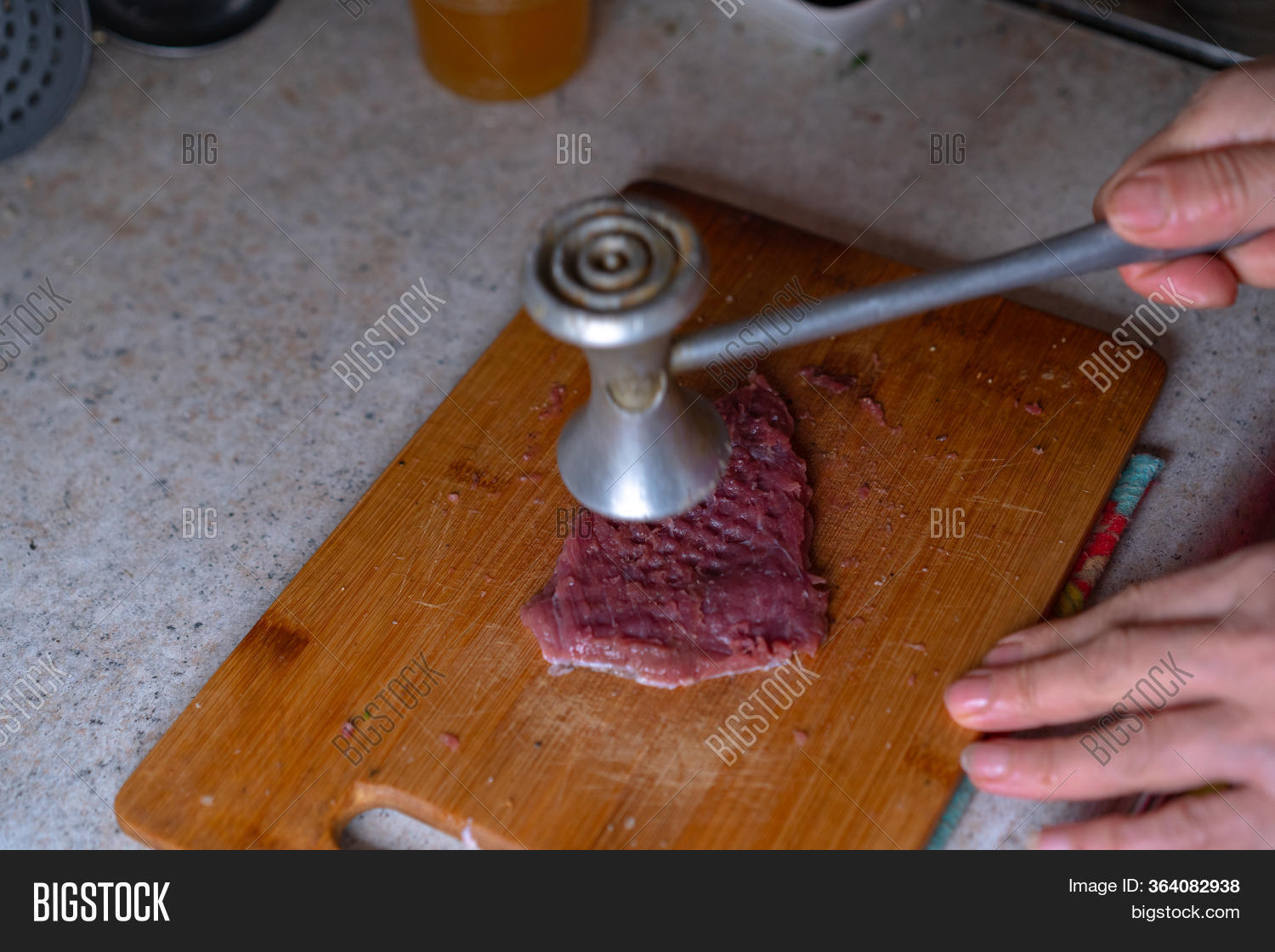 Beating Piece Meat Image & Photo (Free Trial) Bigstock