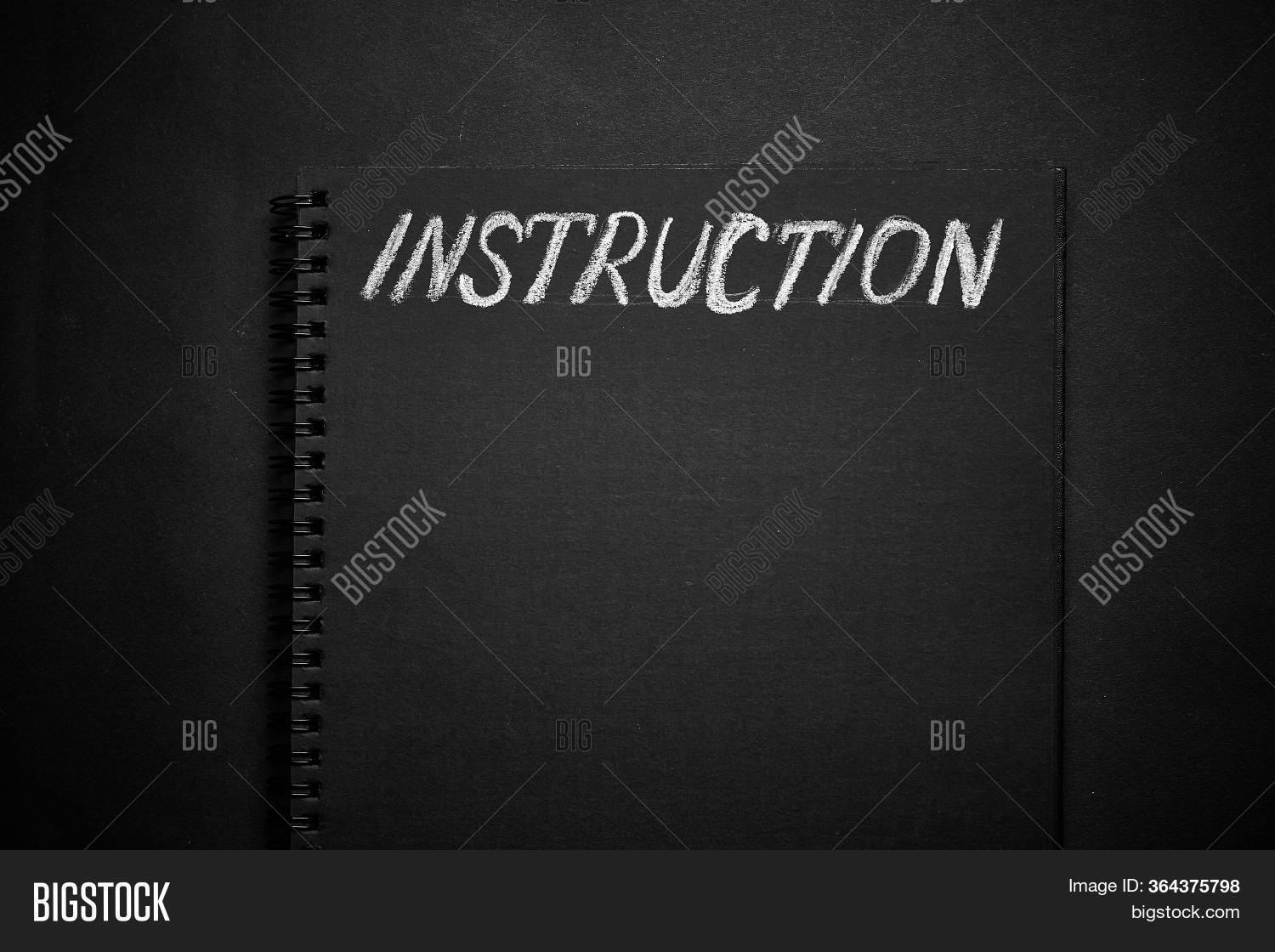 Instruction Word Image & Photo (Free Trial) Bigstock