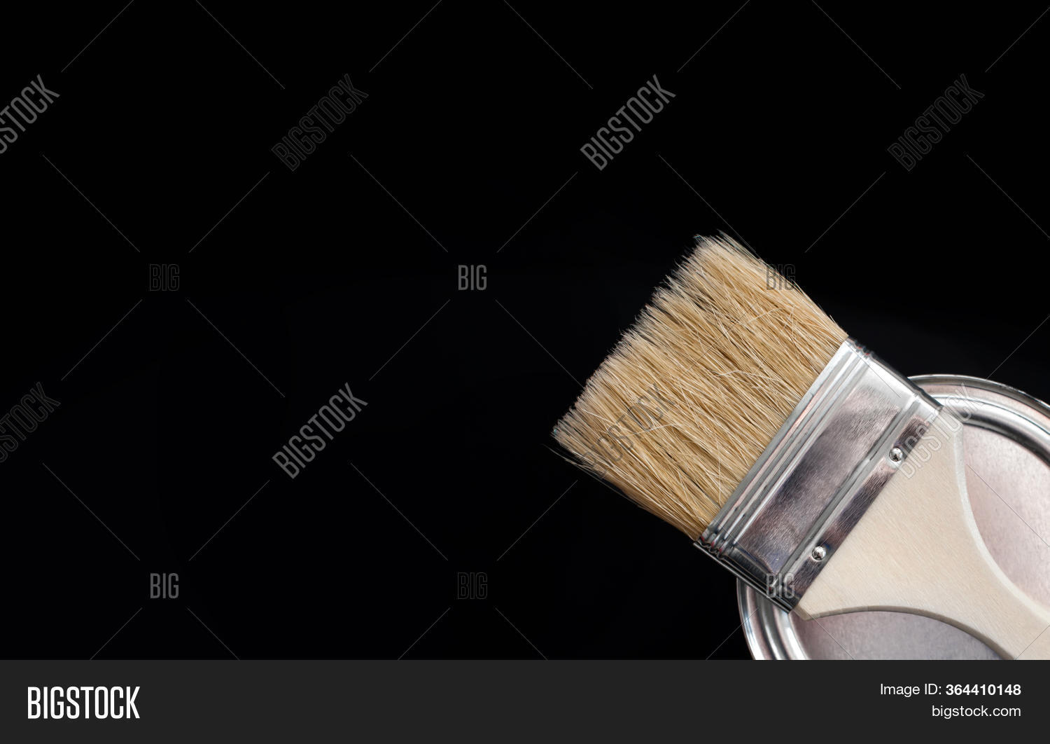 Paint Brush Metal Can Image & Photo (Free Trial) Bigstock