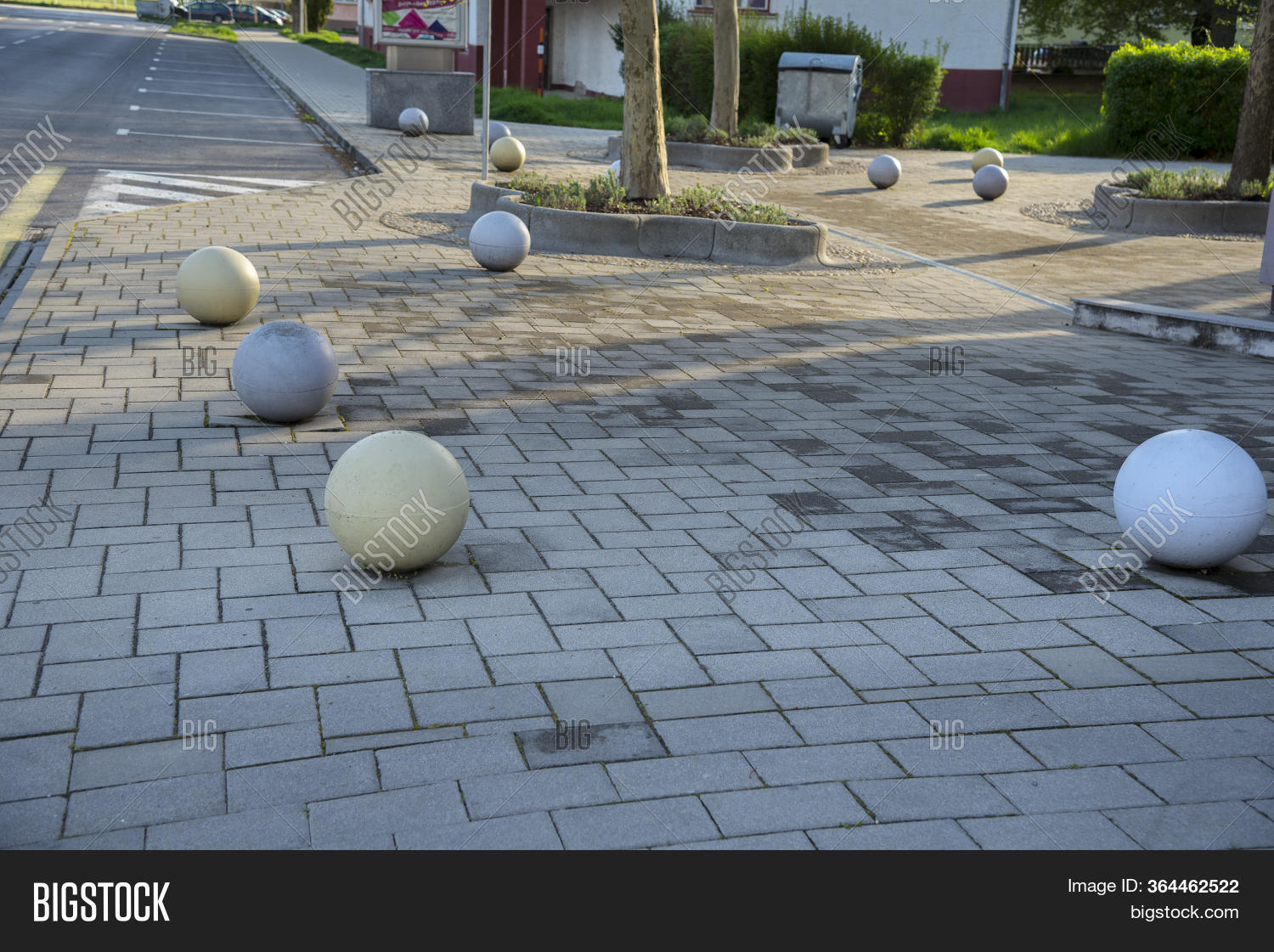 Concrete Balls Parking Image & Photo (Free Trial) Bigstock