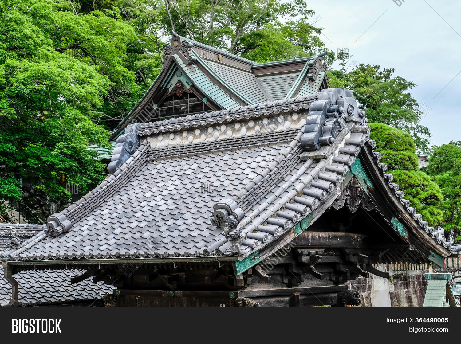 Japanese Old Roof Tile Image & Photo (Free Trial) | Bigstock