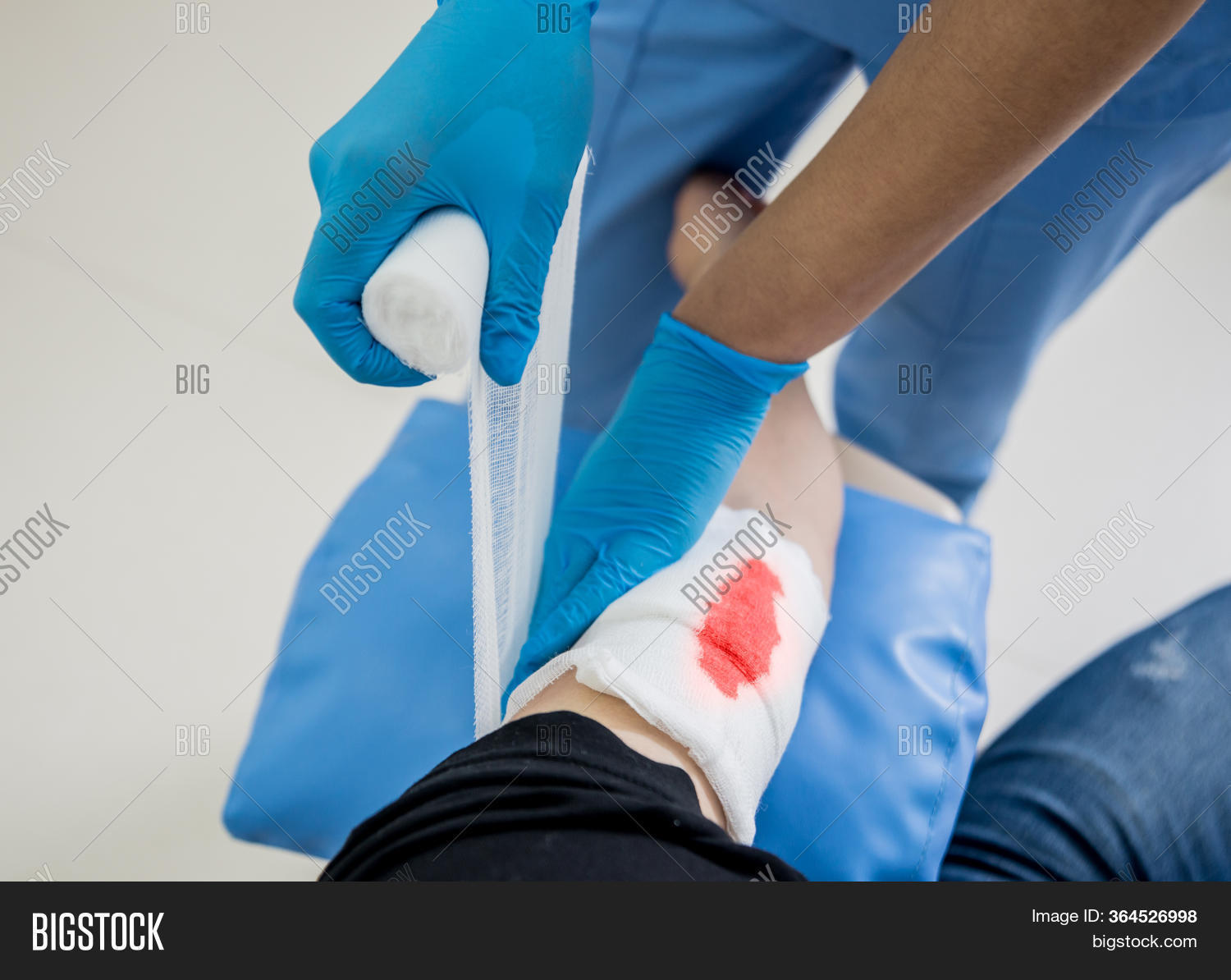 Nurse Dressing Wound Image & Photo (Free Trial) Bigstock