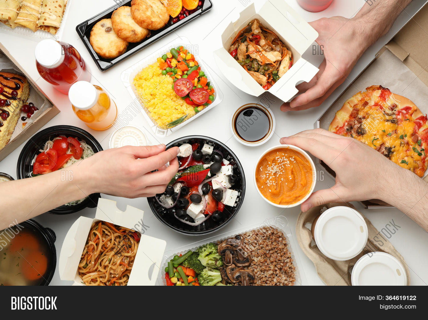 People Eat Takeaway. Image & Photo (Free Trial) Bigstock
