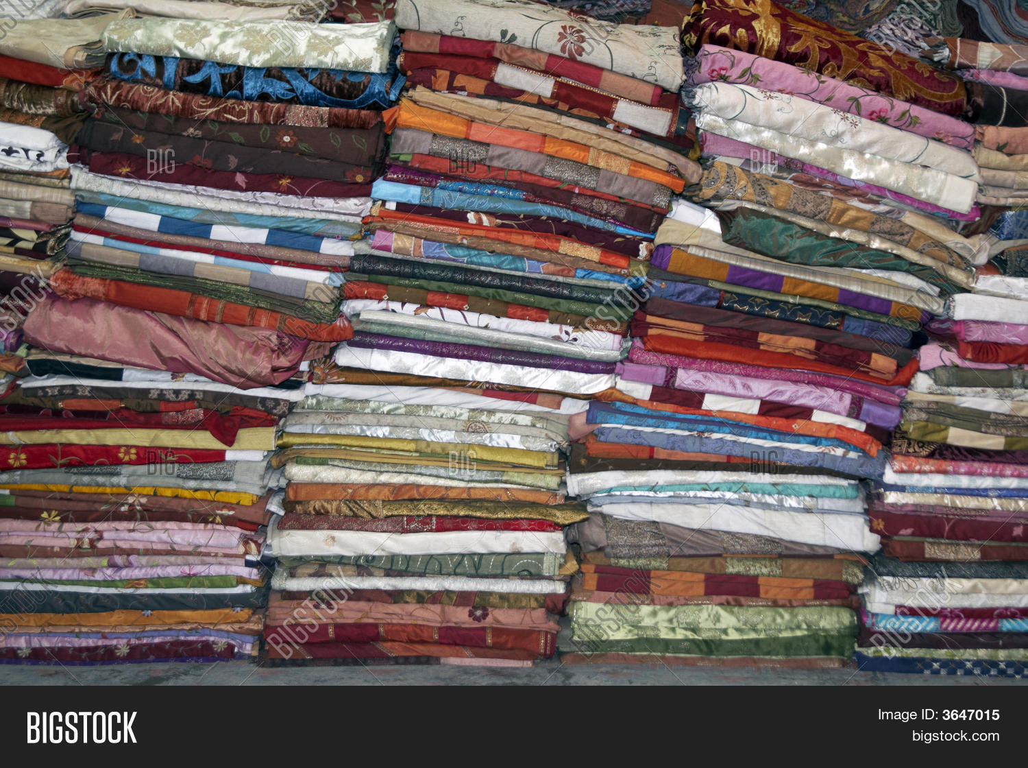 Indian Fabrics On Sale Image & Photo (Free Trial) Bigstock