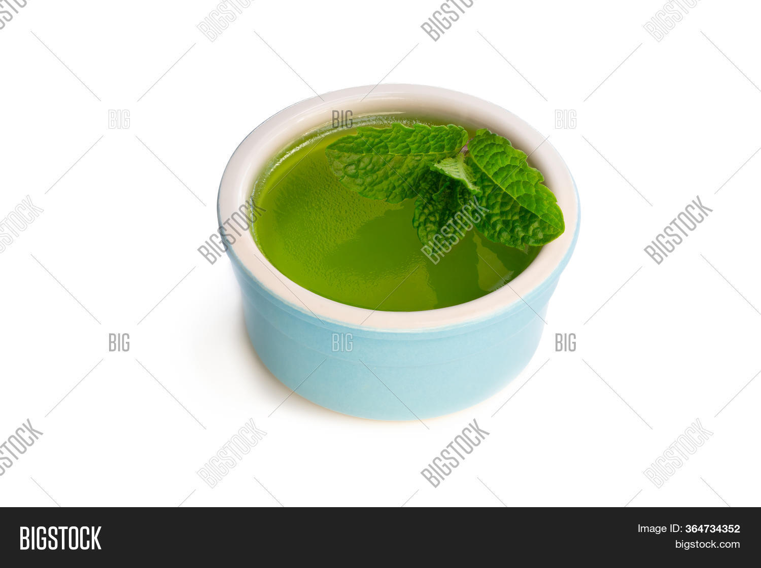 Mint Jelly Small Pot Image & Photo (Free Trial) Bigstock