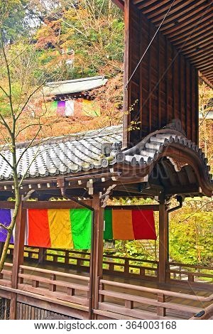 Kyoto, Jp - April 10 - Eikando Zenrinji Temple Bridge On April 10, 2017 In Kyoto, Japan. Eikando For