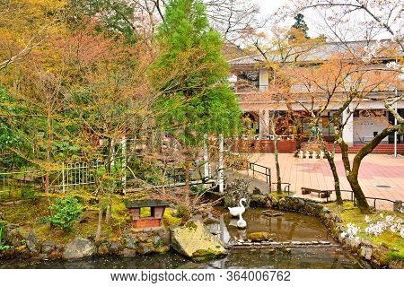 Kyoto, Jp - April 10 - Eikando Zenrinji Lake On April 10, 2017 In Kyoto, Japan. Eikando Formally Kno