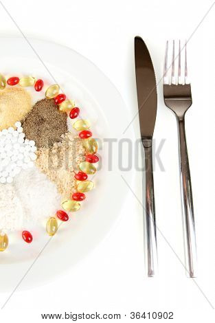 Supplementi nutrizionali Close-up