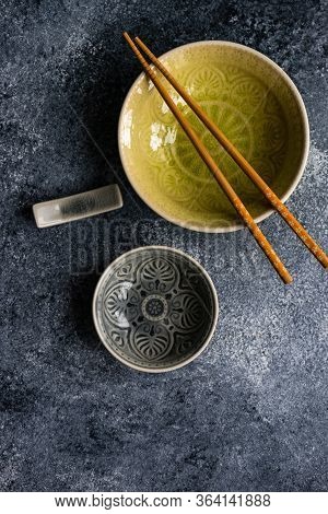 Asias Table Setting With Chopsticks