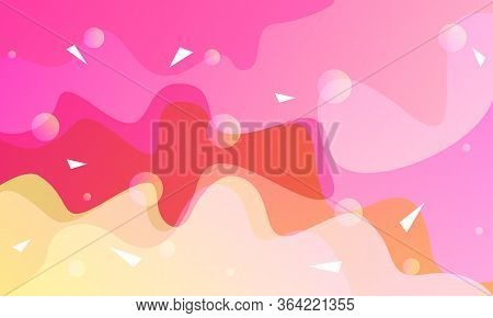 Abstract Colorful Modern Flow Shape Background, Liquid Abstract Colorful Clean Background Template