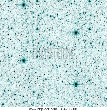 Galaxy Pattern Repeated Design. Turqouise Abstract Background. Galaxy Pattern For Wrapping Paper, Fa