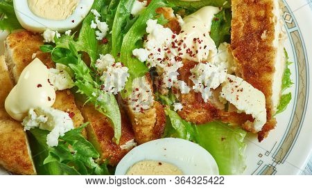 Chicken Schnitzel Caesar
