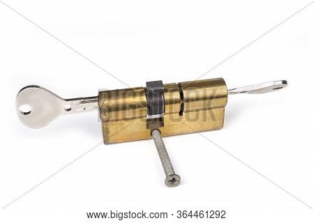 Safety Lock From An Entrence Door With Keys