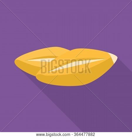 Vector Design Of Grain And Wheat Icon. Set Of Grain And Seed Vector Icon For Stock.