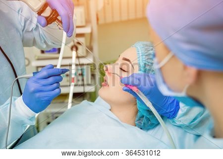 Endoscopic Sinus Surgery. Laser Vaporization Of Nasal Concha