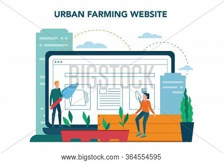 Urban Farming Or Gardening Online Service Or Platform On Differernt