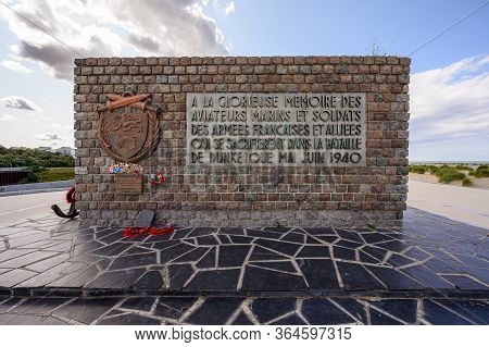 Dunkirk, France - August 13, 2019: The Operation Dynamo Memorial To Allied Forces In Dunkirk