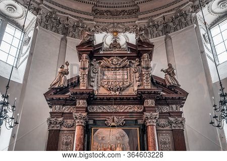Feb 4, 2020 - Salzburg, Austria: Altar Ornamentation Inside Salz