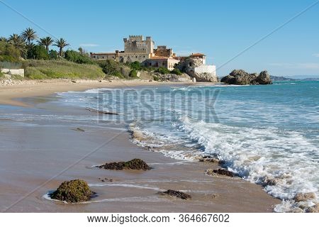Sicilian Castles. Falconara Castle, Sutera, In Italy
