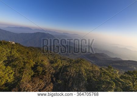 Da Nang, Vietnam - 16january 2020: Cable Car To Ba Na Hills Mountain Resort Sunworld, Touristic Comp