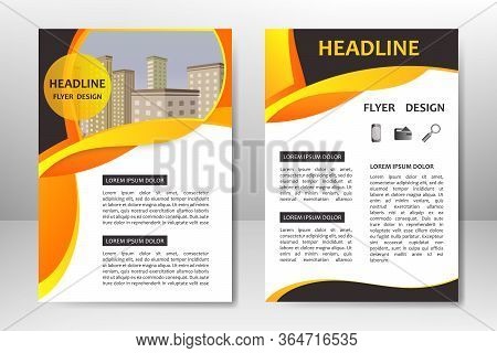 Vector Template Design For Business Brochure, Flyer, Poster, Booklet, Presentation, Annual Report, M