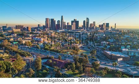 Aerial View For City. Cityscape Image. Beautiful City View.