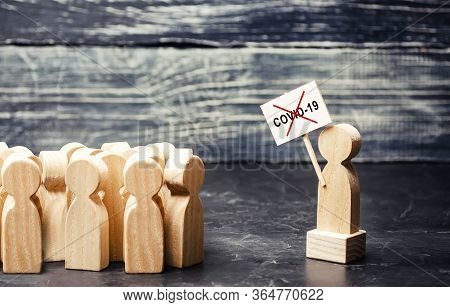 The Person Encourages People Not To Believe In The Existence Of The Virus And Violate Strict Quarant