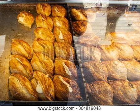 Famous Malta Local Food Pastizzi In Food Counter
