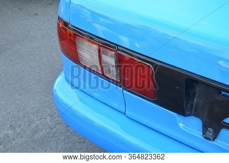 Pasig, Ph - Nov 17 - Nissan Sentra Brake Light At Vapin Wheels Car Show On November 17, 2018 In Pasi