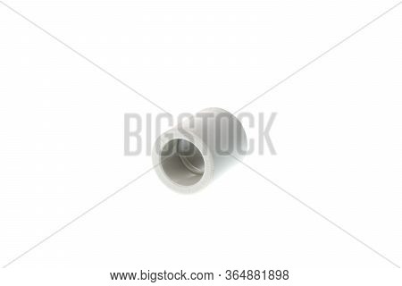 Plastic Ppr Straight Fitting For Water Pipes, Isolated On White