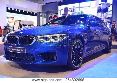 Pasay, Ph - Oct 27 - Bmw M5 At Philippine International Motor Show On October 27, 2018 In Pasay, Phi