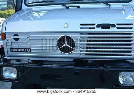 Pasig, Ph - May 18 - Mercedes Benz Unimog Truck At 1st U Trip Rebuilt Truck Show On May 18, 2019 In 