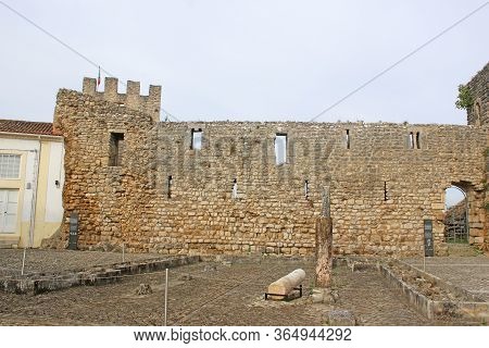 Roman Walls Of The Ancient Town Of Conimbriga, Portugal