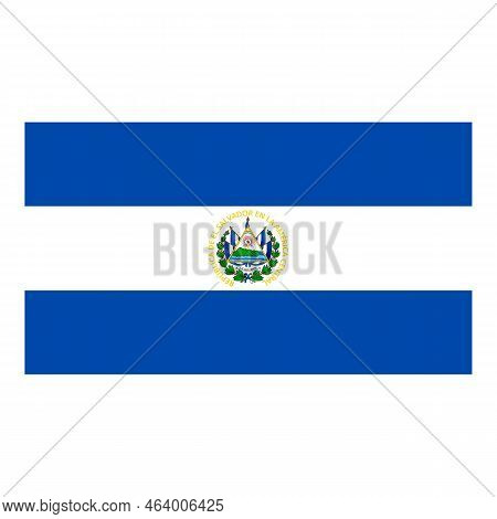 El Salvador Glossy Icon Cartoon Vector. National Country. World Culture