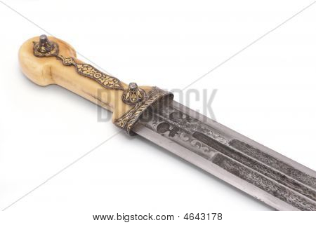 Část starých kavkazské dýka