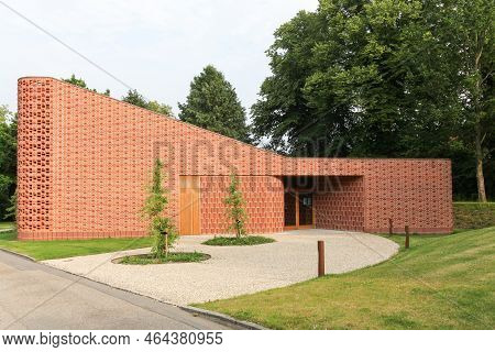 View Of Odder Chapel Near Aarhus In Denmark