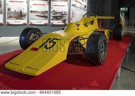 Moscow, Russia - August 17, 2022: Soviet Serial Racing Car Of 
